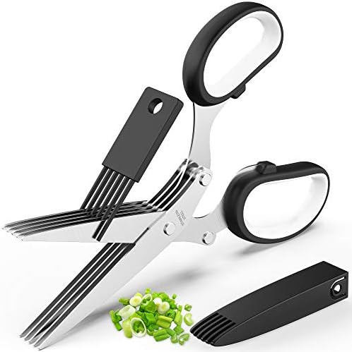 Updated 2022 Herb Scissors Set - Cool Kitchen Gadgets for Cutting Fresh Garden Herbs - Herb Cutter S | Amazon (CA)