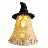 THOPBPRK 11.8 Inch White Ghost with Witch Hat, Ghost Ornaments Holiday Home Decor Halloween Table... | Walmart (US)