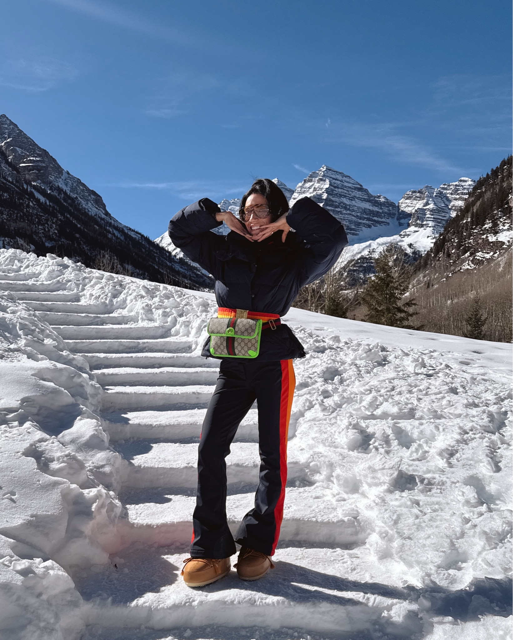 #ootd for snowmobiling in Aspen! 

My colorful ski set worked perfectly for the excursion. I always include a Fanny pack to keep my phone and chapstick in! 

#LTKSeasonal #LTKActive #LTKootd