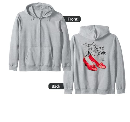 The Wizard of Oz Ruby Slippers Zip Hoodie | Amazon (US)