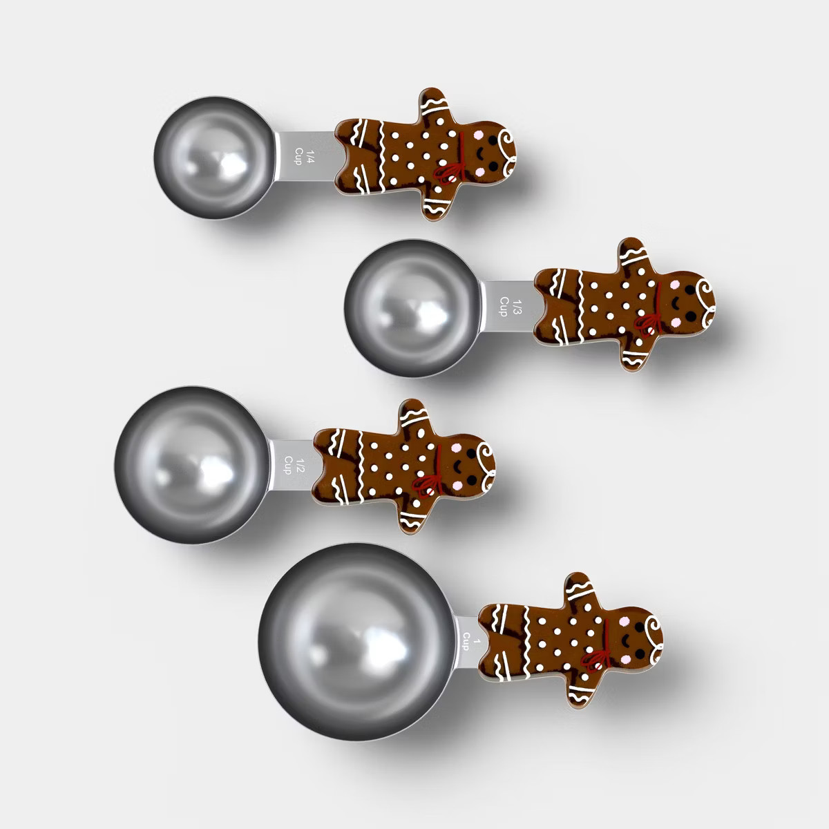 4pc Christmas Figural Gingerbread Measuring Cups - Wondershop™ | Target