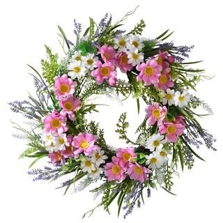 18" Daisy and Cosmos Wreath | Michaels Stores