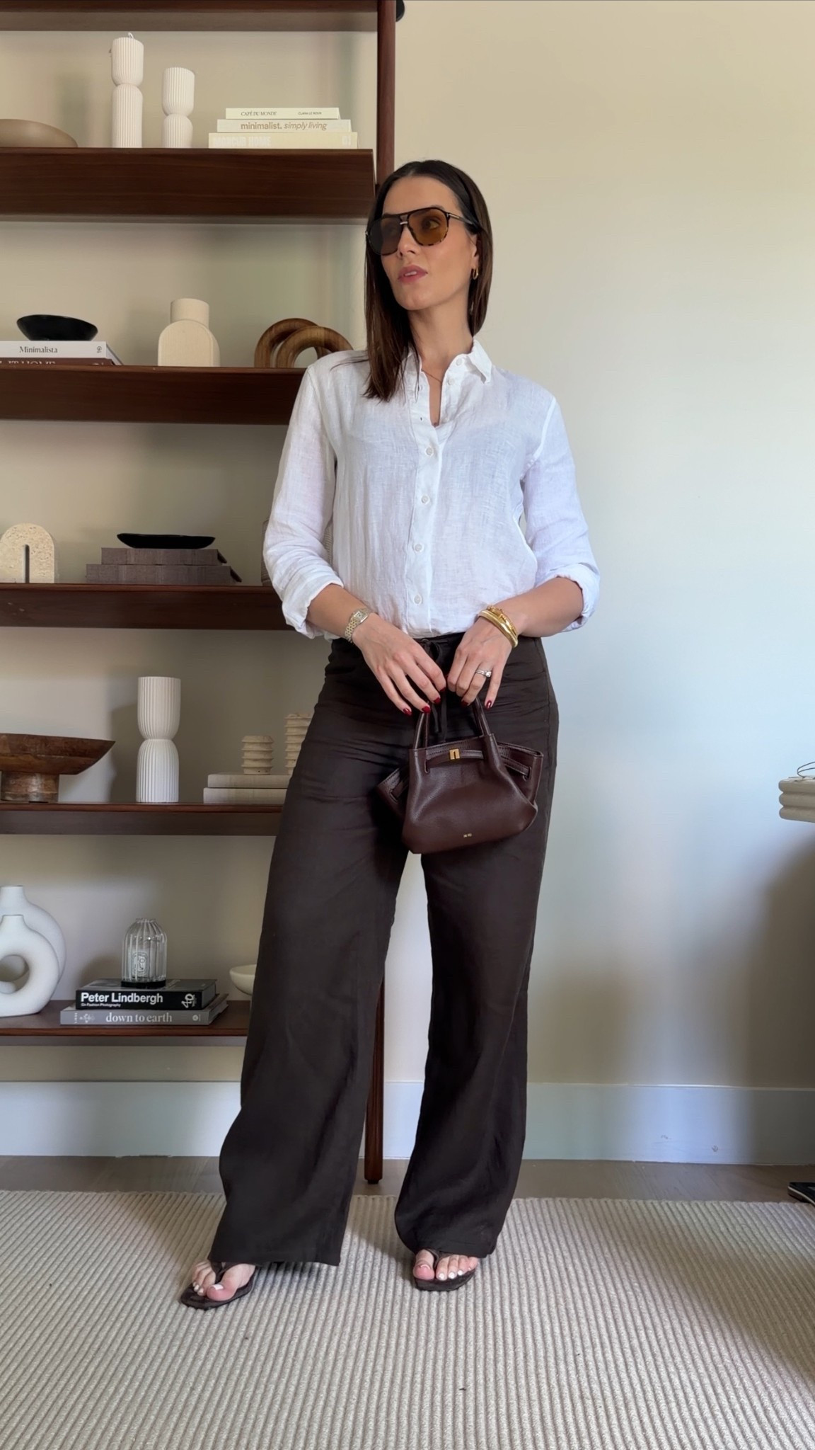 Here’s how to make your linen shirt and pants a little more dressy! Just tuck in your shirt, add some accessories, a big pair of trendy sunglasses and you’re ready to go!

#LTKootd #LTKWorkwear #LTKBump