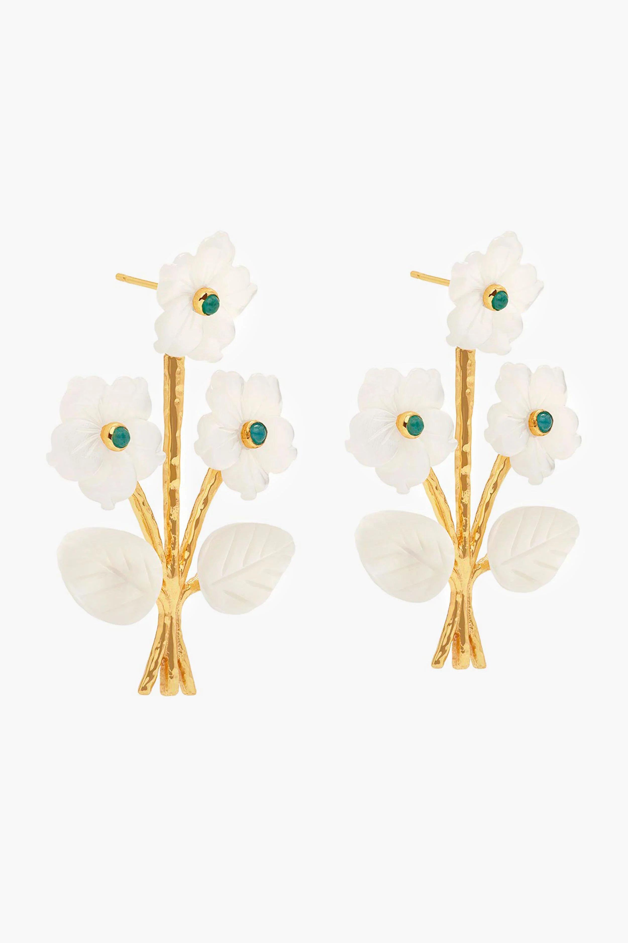 Mermaid Garden Convertible Bouquet Post Earrings | Tuckernuck (US)