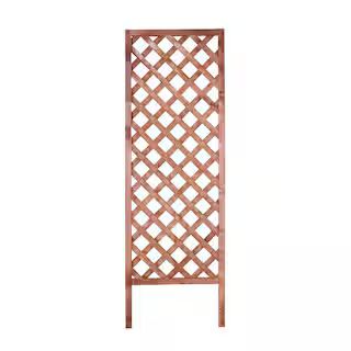 Outdoor Essentials Heirloom 72 in. Wood Diamond Lattice Trellis 352779 - The Home Depot | The Home Depot