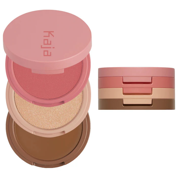 Kaja Face Bento Cream Bronzer, Powder Blush & Highlighter Sculpting Trio | Sephora (US)