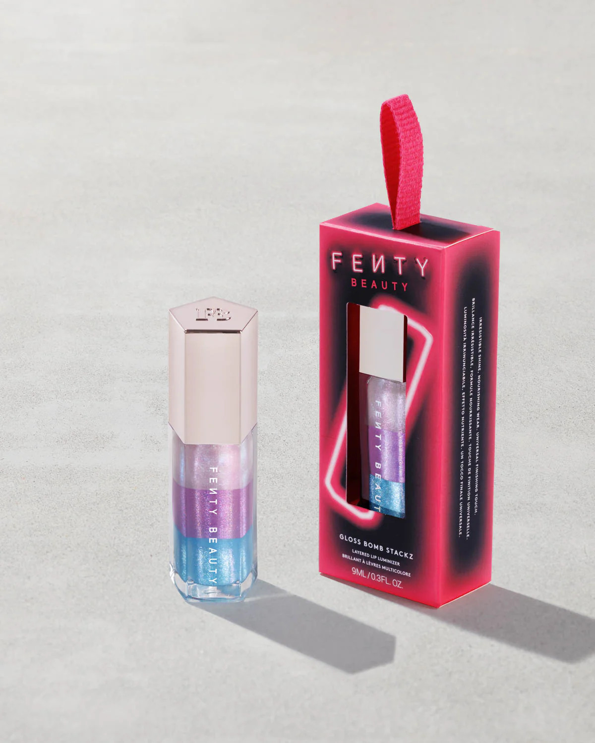 Gloss Bomb Stackz Layered Lip Luminizer \u2014 Unicorn Blizzard | Fenty Beauty