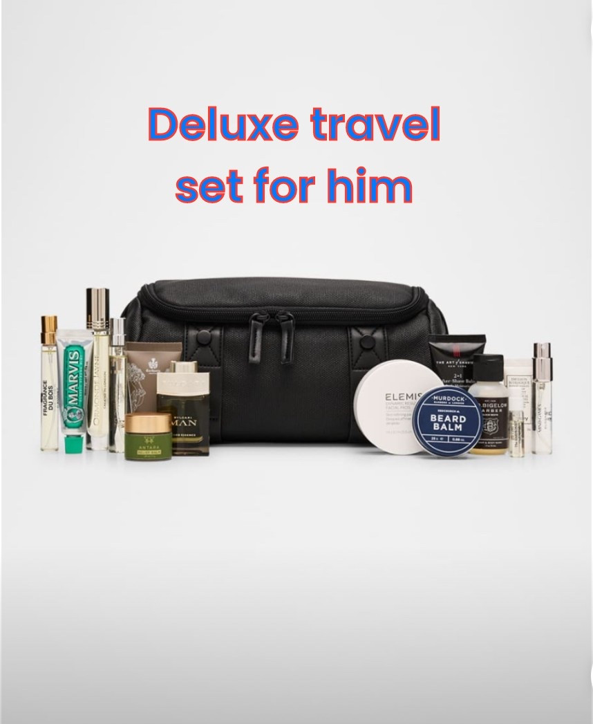 perfect gift for men! Luxury travel grooming products for him. grooming set for men / gifts set for men / travel gift sets for men / holiday gift ideas for men 

#LTKBeauty #LTKMens #LTKGiftGuide