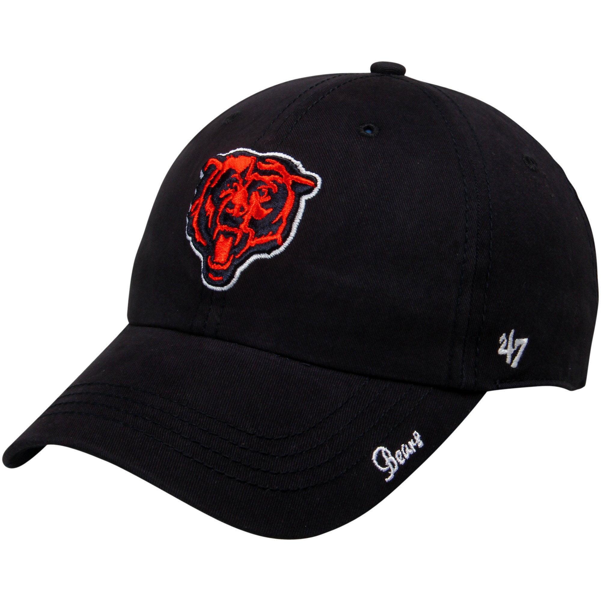 Women's '47 Navy Chicago Bears Miata Clean Up Adjustable Hat | Fanatics