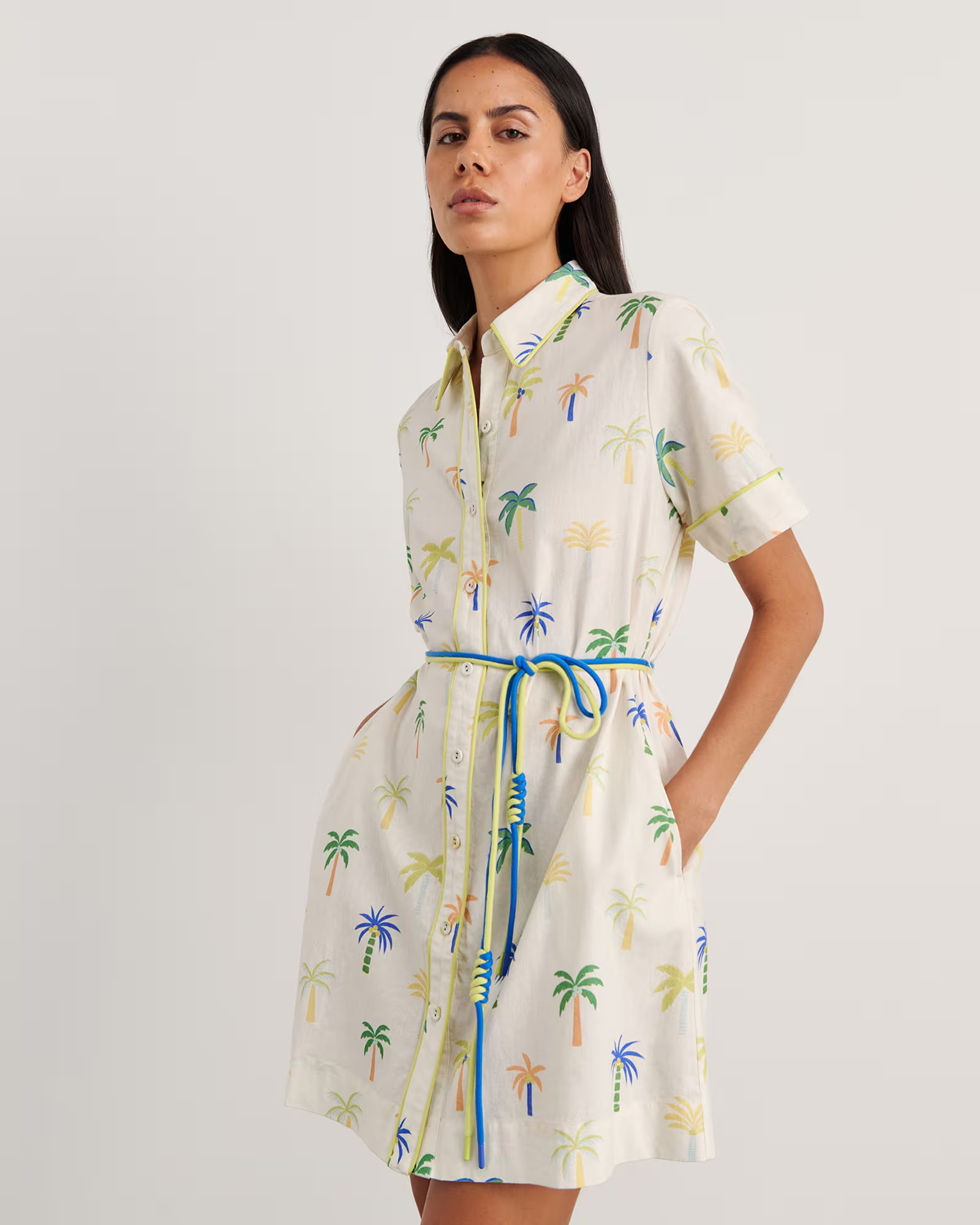 Palm Shirt Dress | JAG (Australia & New Zealand)