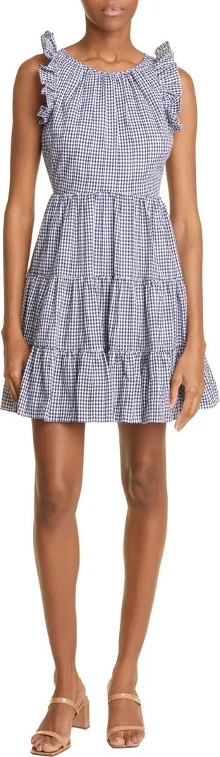 LIKELY Demi Gingham Tiered Cotton Dress | Nordstrom | Nordstrom