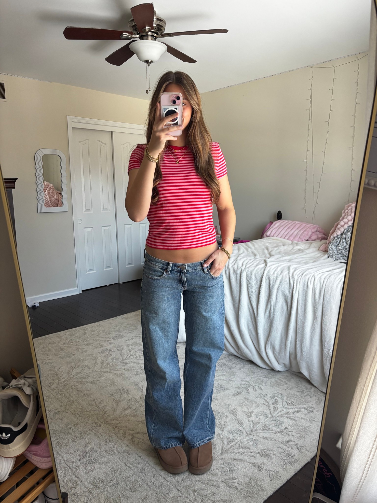 Pink and red Valentine’s Day outfit!
#winterdenim #valentinesday

#LTKValentine #LTKootd #LTKSeasonal