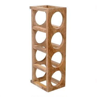 Wood 4 Bottle Vertical Wine Rack | World Market