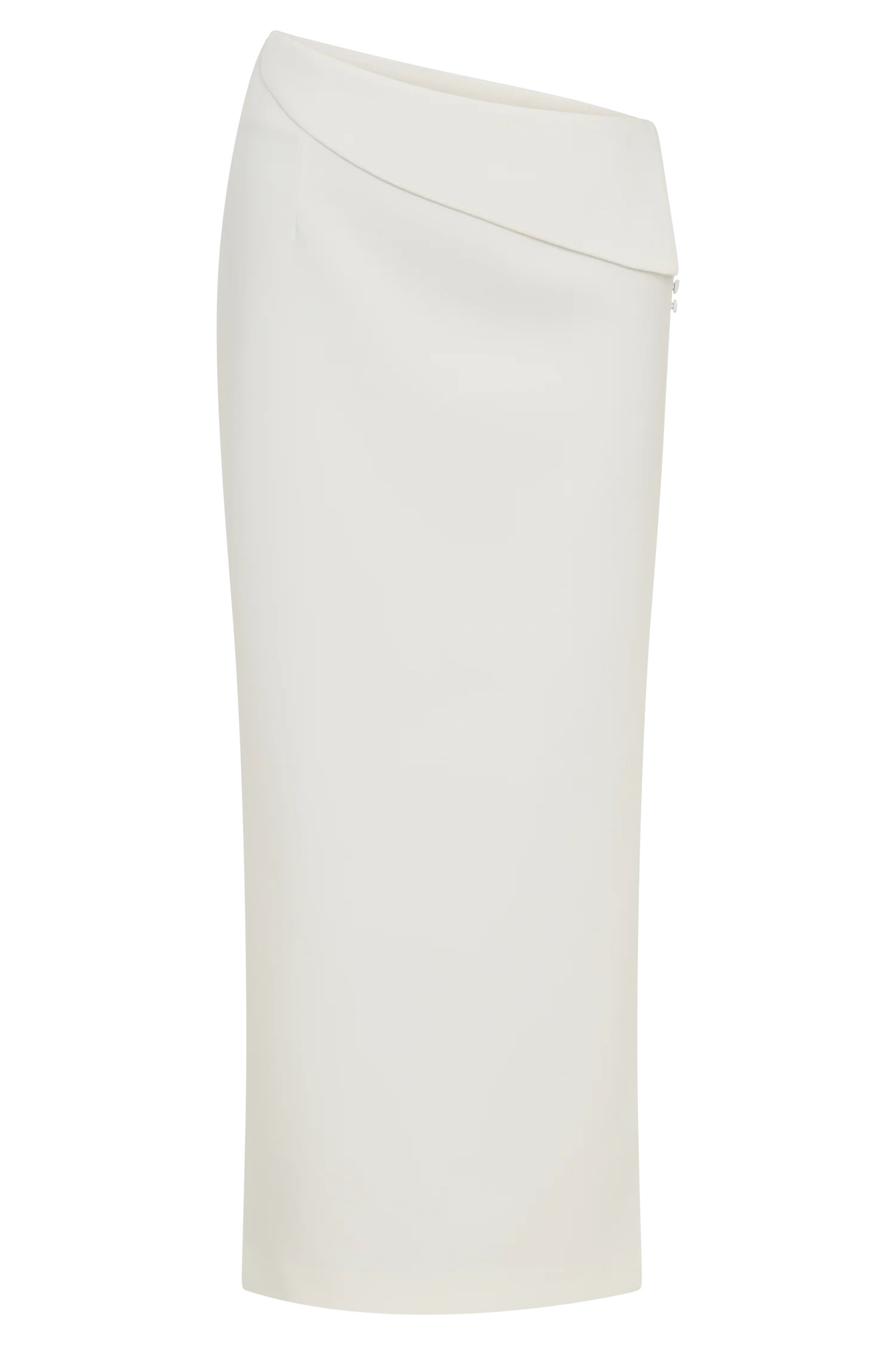 Astrid Suiting Midi Skirt - White | MESHKI US