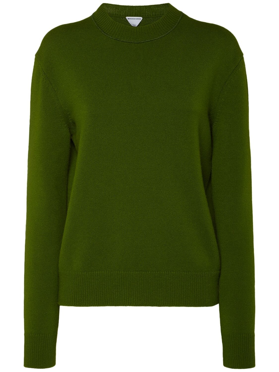 Bottega Veneta - Cashmere crewneck sweater - Jalapeno | Luisaviaroma | Luisaviaroma