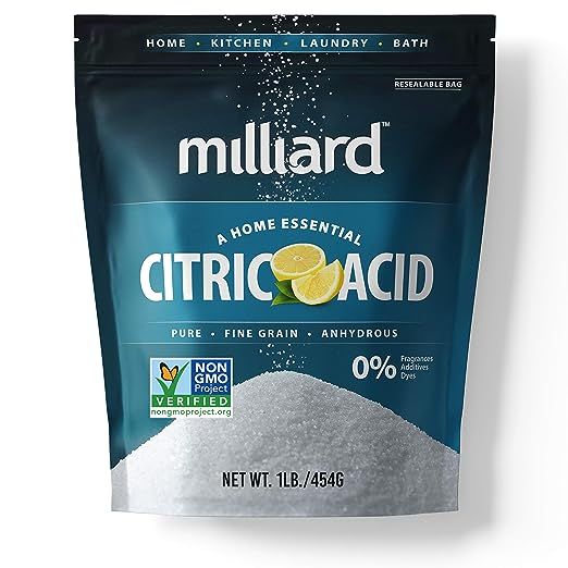 Milliard Citric Acid 1 Pound - 100% Pure Food Grade Non-GMO Project Verified (1 Pound) | Amazon (US)