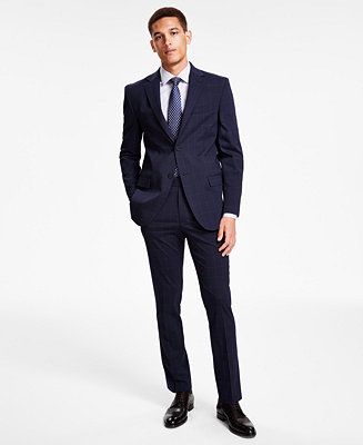DKNY Men's Modern-Fit Stretch Suit Separates - Macy's | Macy's