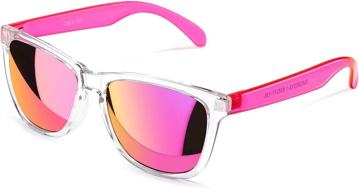 COLOSSEIN Womens Sunglasses UV400 Mirrored Lens, Fit for Outdoor, Vacation, Driving | Amazon (US)