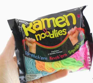 NeeDoh 5 Ramen Stretchy Noodle Strings Fidget Toy | The Collection Texas