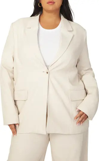 Single Breasted Stretch Cotton Blazer | Nordstrom Rack