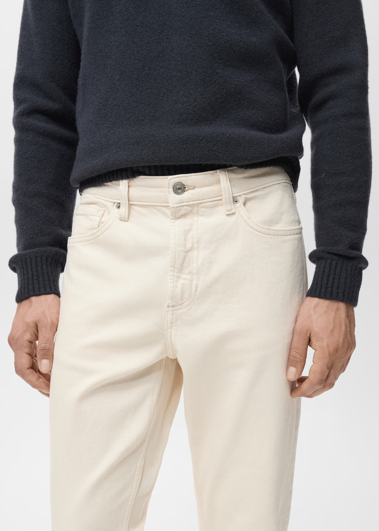 Ben cropped tapered fit jeans - Men | MANGO USA | Mango (US/MX/AU)