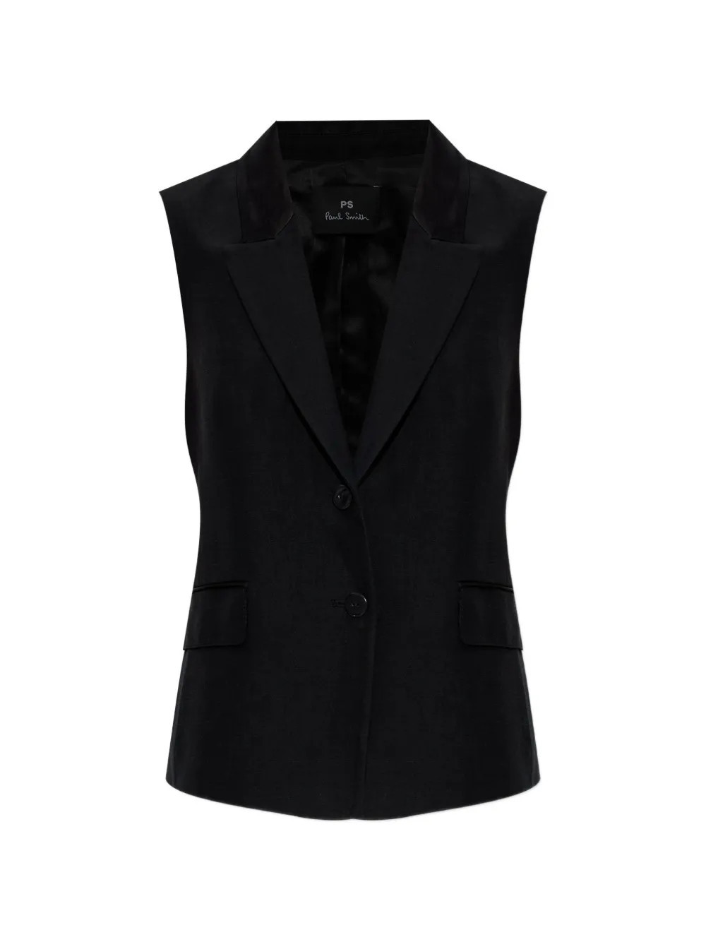 PS Paul Smith buttoned sleeveless jacket - Black | Farfetch Global