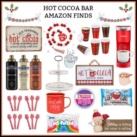 Hot cocoa bar 

#LTKHoliday #LTKunder50 #LTKSeasonal
