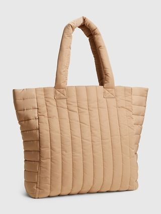 100% Recycled Polyester Puffer Tote Bag | Gap (US)