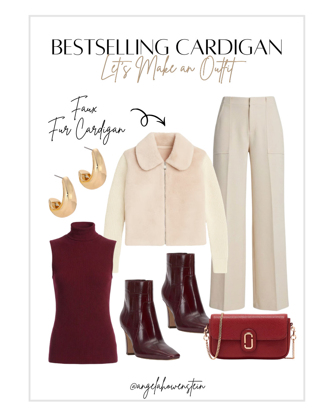 A study in tonal depth, pairing the bestselling faux fur cardigan with rich burgundy accents for a look that is both decadent and disciplined.

#LTKstyle #QuietLuxury #TexturePlay #WinterEdit #Bestseller
 

 #LTKootd #LTKBeauty #LTKTravel