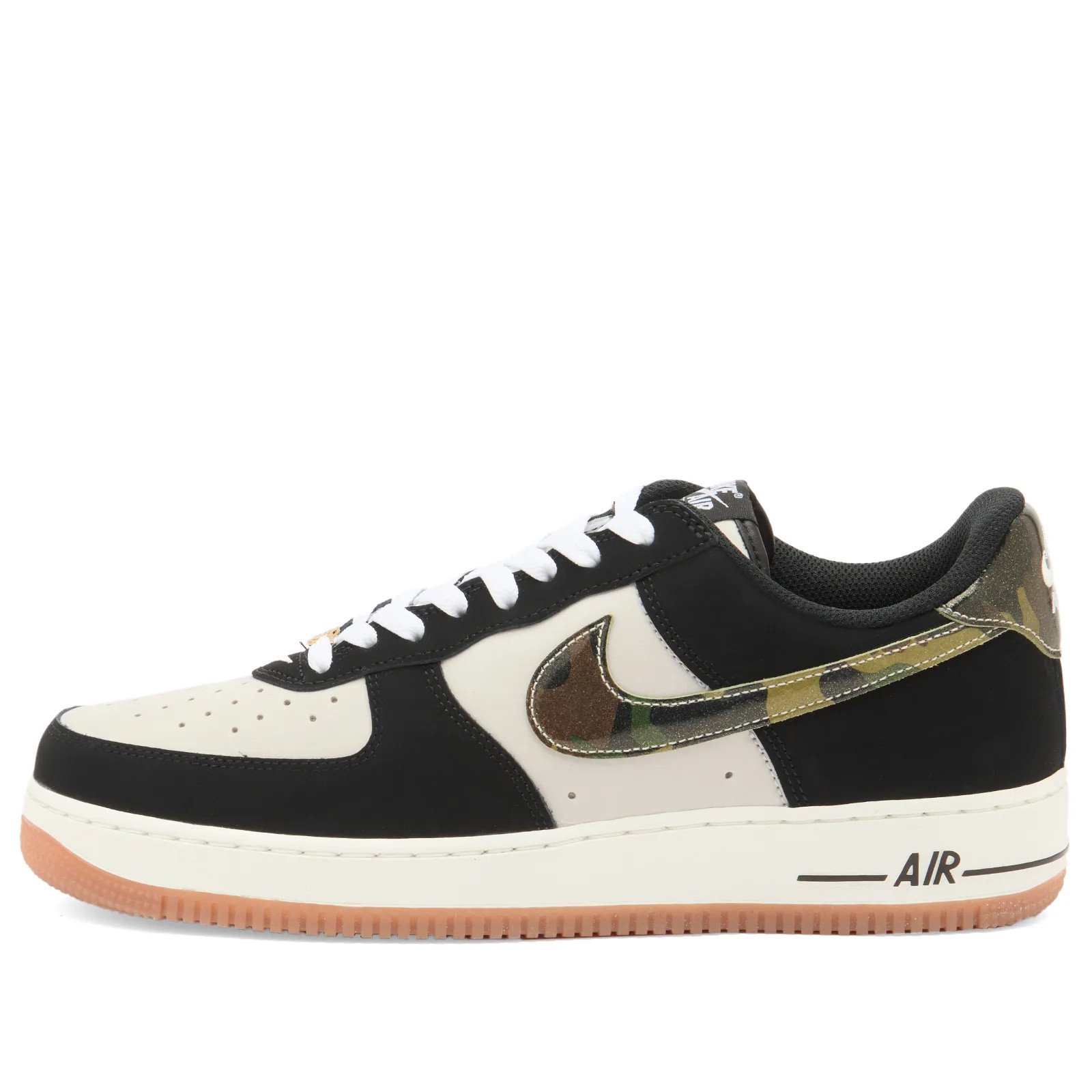 Nike Men's Air Force 1 Low Retro Sneaker in Black Camo, Size UK 9 | END. Clothing