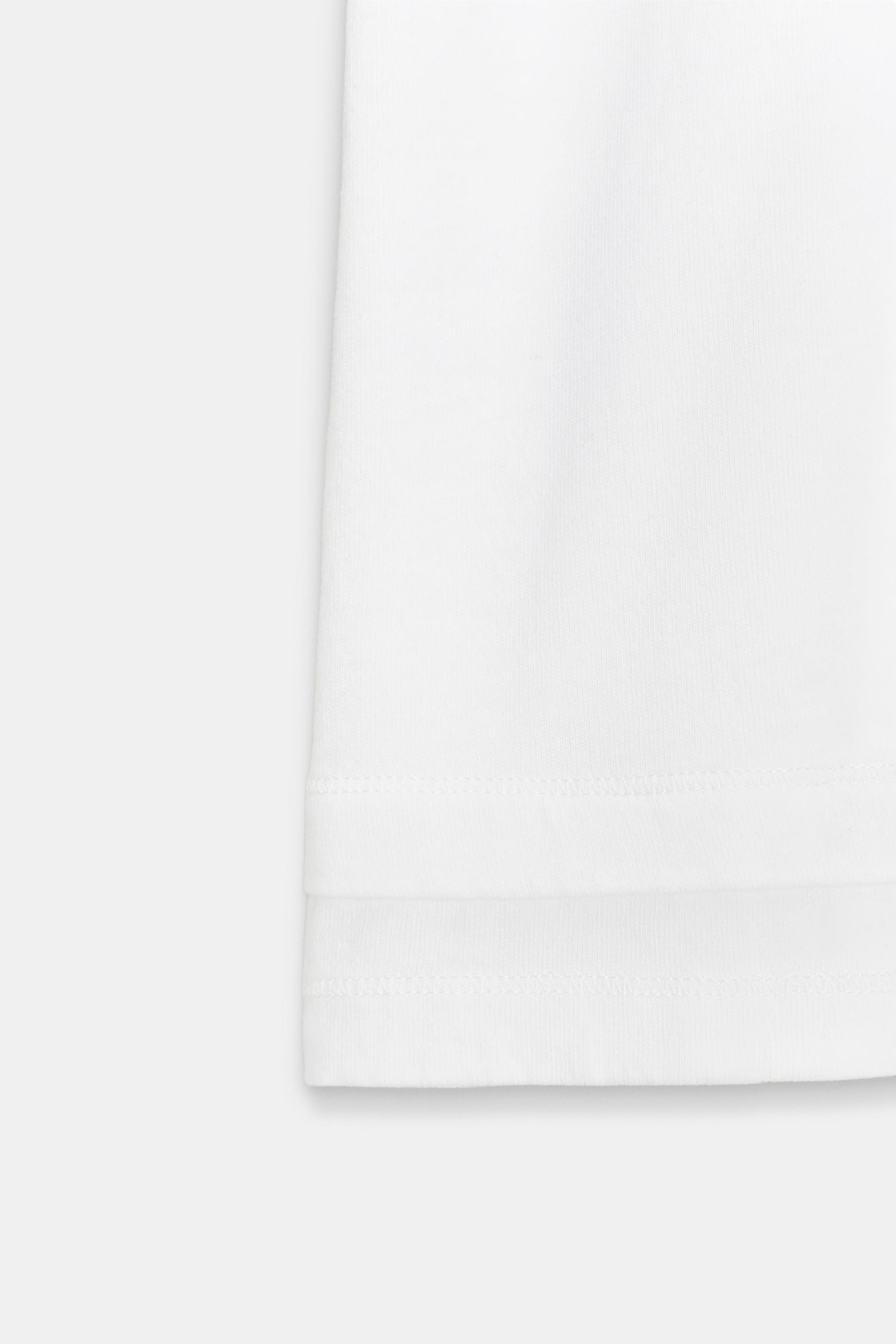 DOUBLE EFFECT SHORT SLEEVE T-SHIRT | Zara US