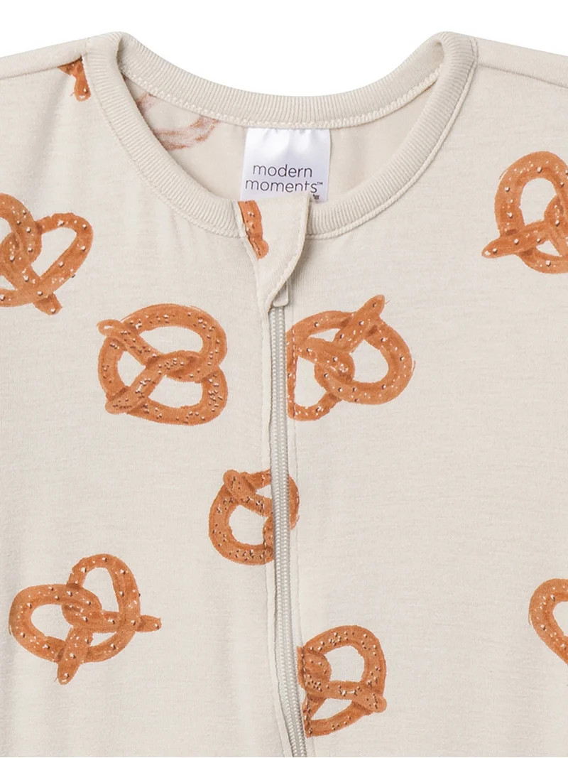 Modern Moments by Gerber Baby Neutral Super Soft Viscose Long Sleeve Coverall, Sizes Newborn - 12... | Walmart (US)