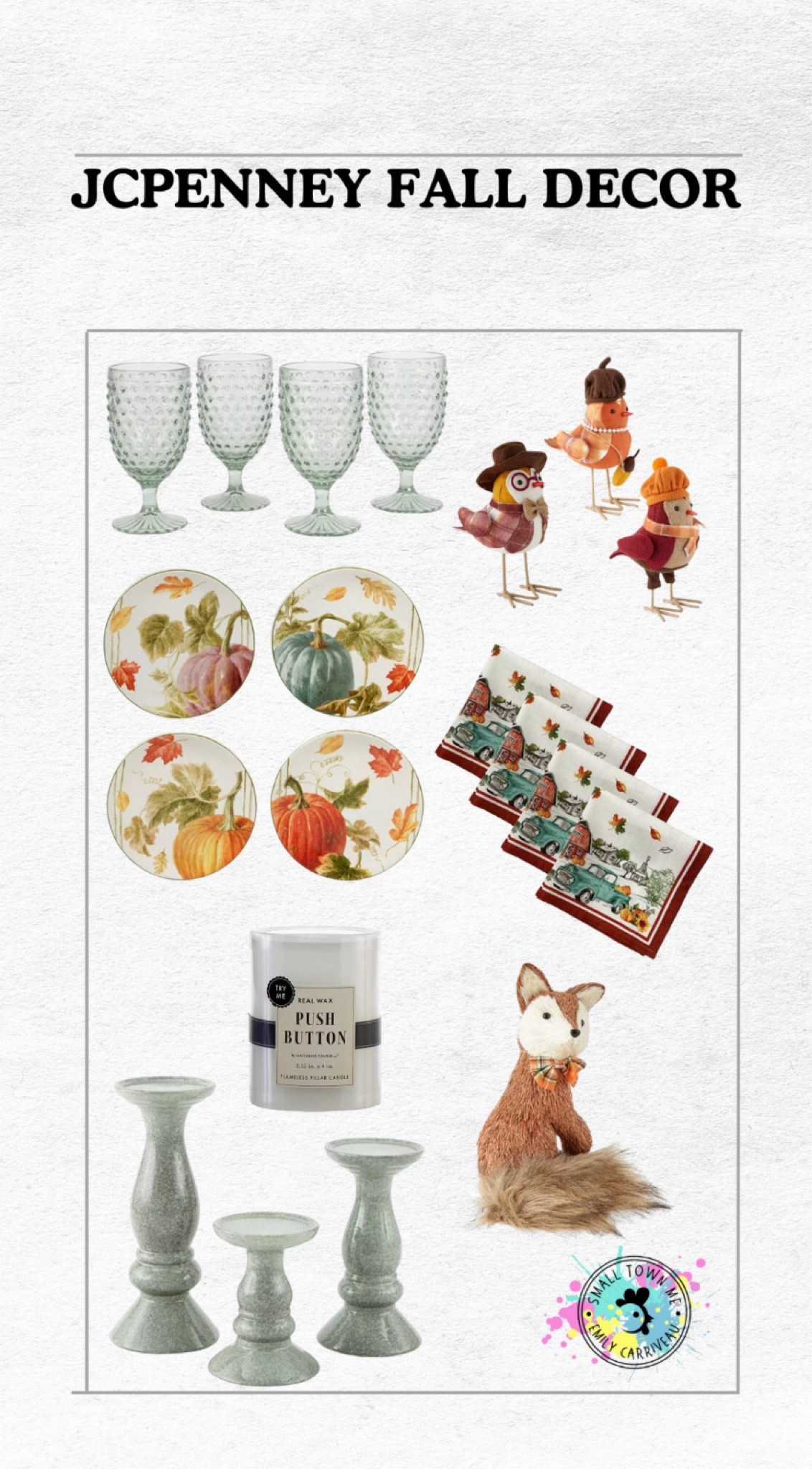 The cutest fall decor items for a JCPenney table scape situation! Use code EMILY25 for extra savings. 

#LTKHome #LTKSeasonal #LTKHoliday