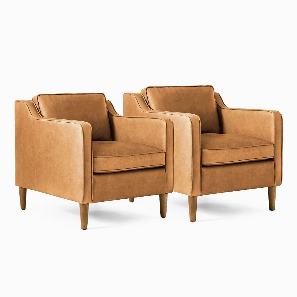 Hamilton Leather Chair | West Elm (US)