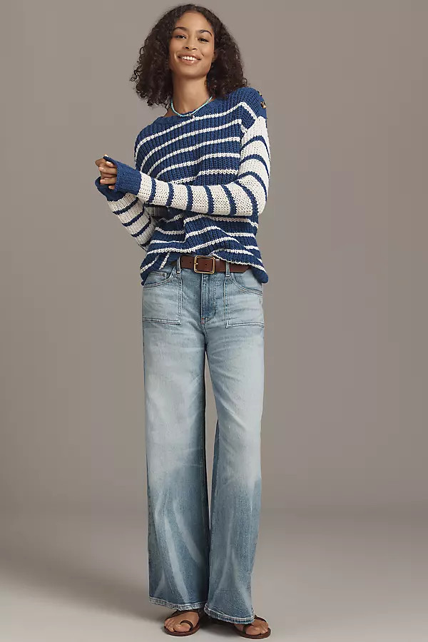 Heritage High-Rise Wide-Leg Jeans | Anthropologie (US)