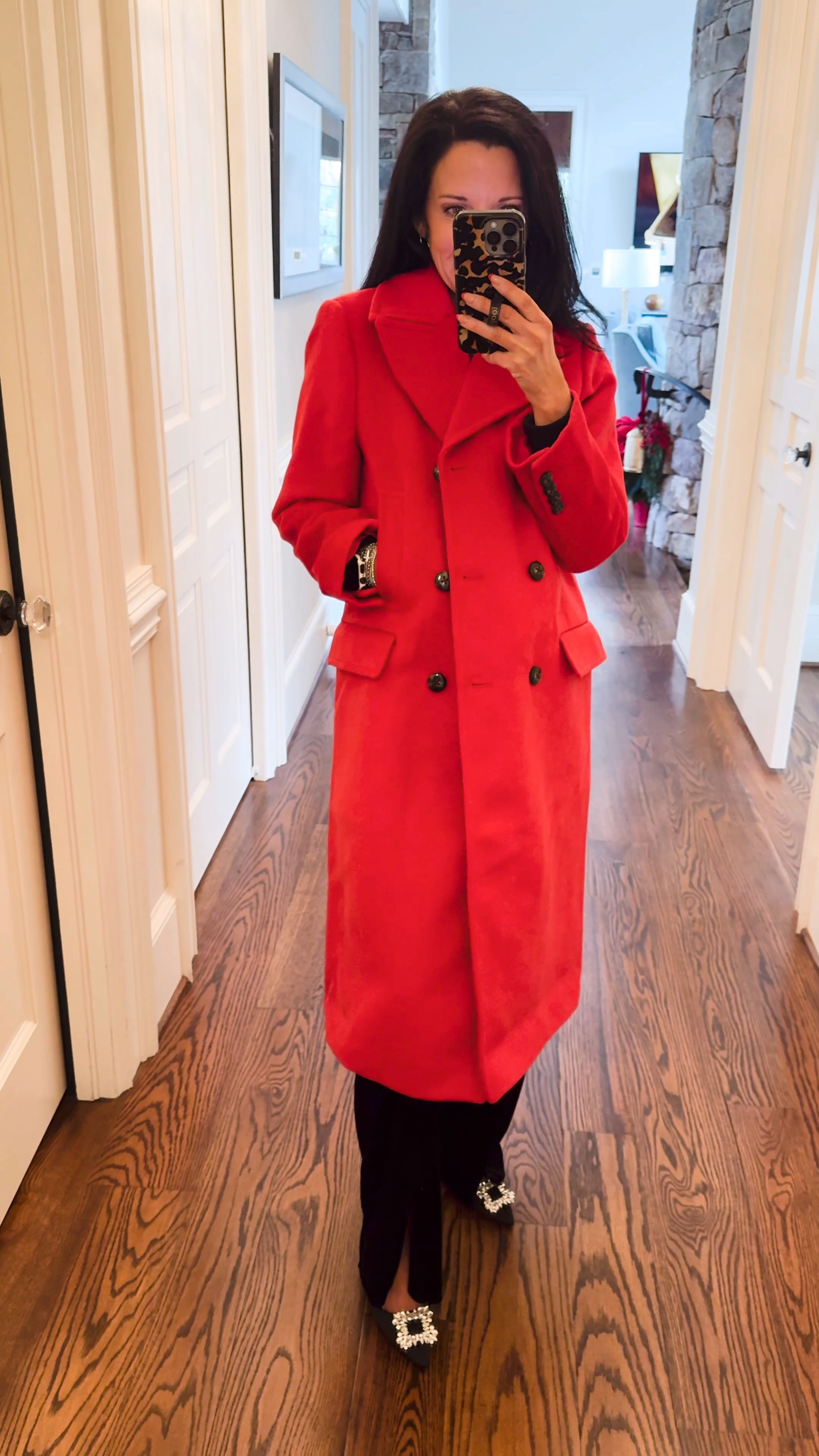 Beautiful red coat • perfect for the holidays and beyond.  

#LTKOver40 #LTKSeasonal #LTKSaleAlert