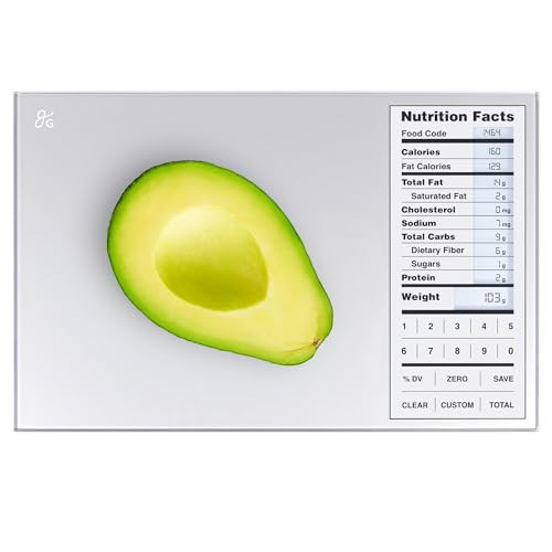 Nutrition Scale by Greater Goods with Food Grade Glass, Perfect for Calorie Counting, Meal Prep, and Weight Loss (Pearl Gray) | Amazon (US)