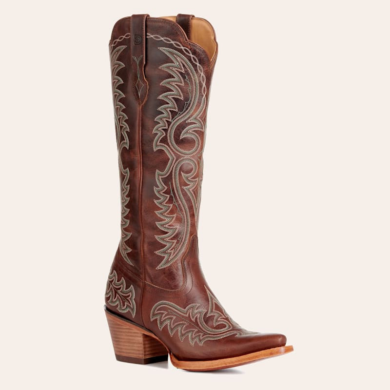 Durango Women's Crush Mahogany Snip Toe Tall Cowboy Boots | Cavender's