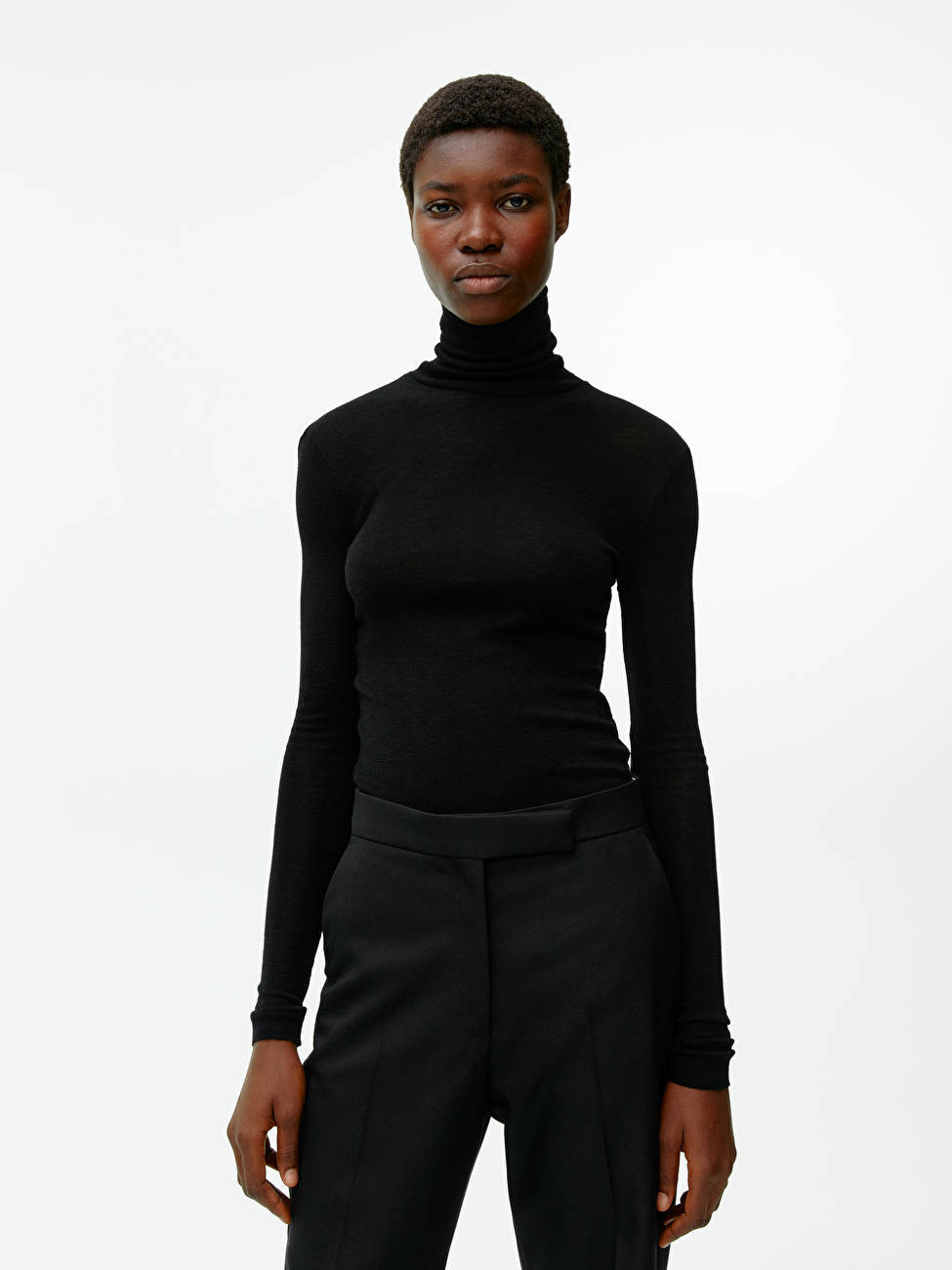 Sheer Merino Wool Roll-Neck | ARKET (US&UK)
