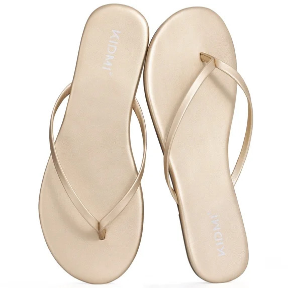 Comwarm Comfortable Summer Beach Women's Flip Flops, Lightweight Flats Women's Sandals Indoor Out... | Walmart (US)
