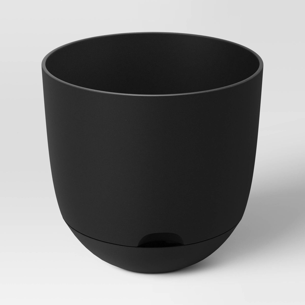 Self-Watering Plastic Indoor Outdoor Planter Pot Black 12"x12" - Room Essentials™ | Target