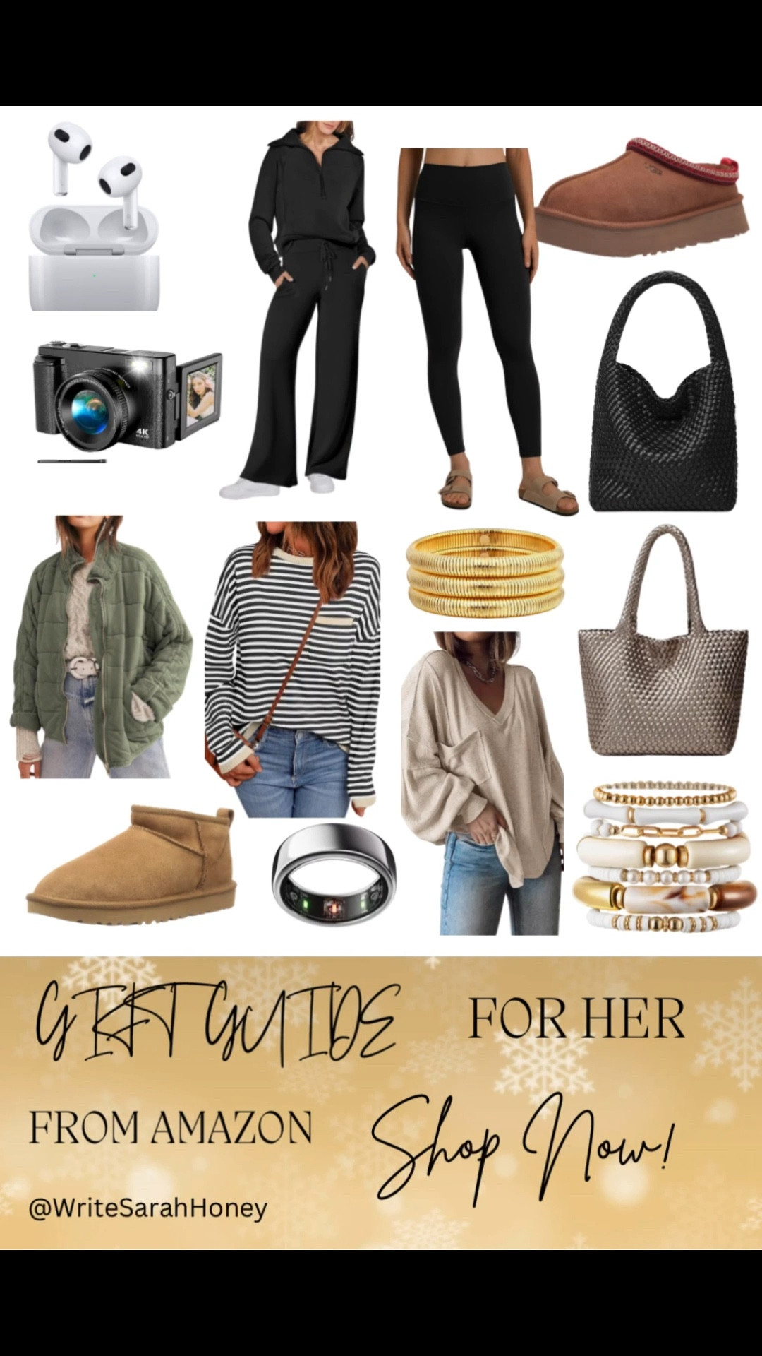 Give the Best Gifts This Season Shop Our Holiday Gift Guide for Her Now! Follow Write Sarah Honey! 
       #HolidayGiftGuide
	#PerfectGiftIdeas
	#GiftsForEveryone
	#HolidayShoppingMadeEasy
	#GiftInspiration
	#BestGifts2025
	#HolidayGifts
	#GiftingSeason
	#GiftGuide2025
	#ShopHolidayGifts
      #HolidayGiftIdeas
	#LastMinuteGifts
	#HolidayGiftsForAll
	#GiftGivingMadeEasy
	#UniqueHolidayGifts


#LTKHoliday #LTKGiftGuide