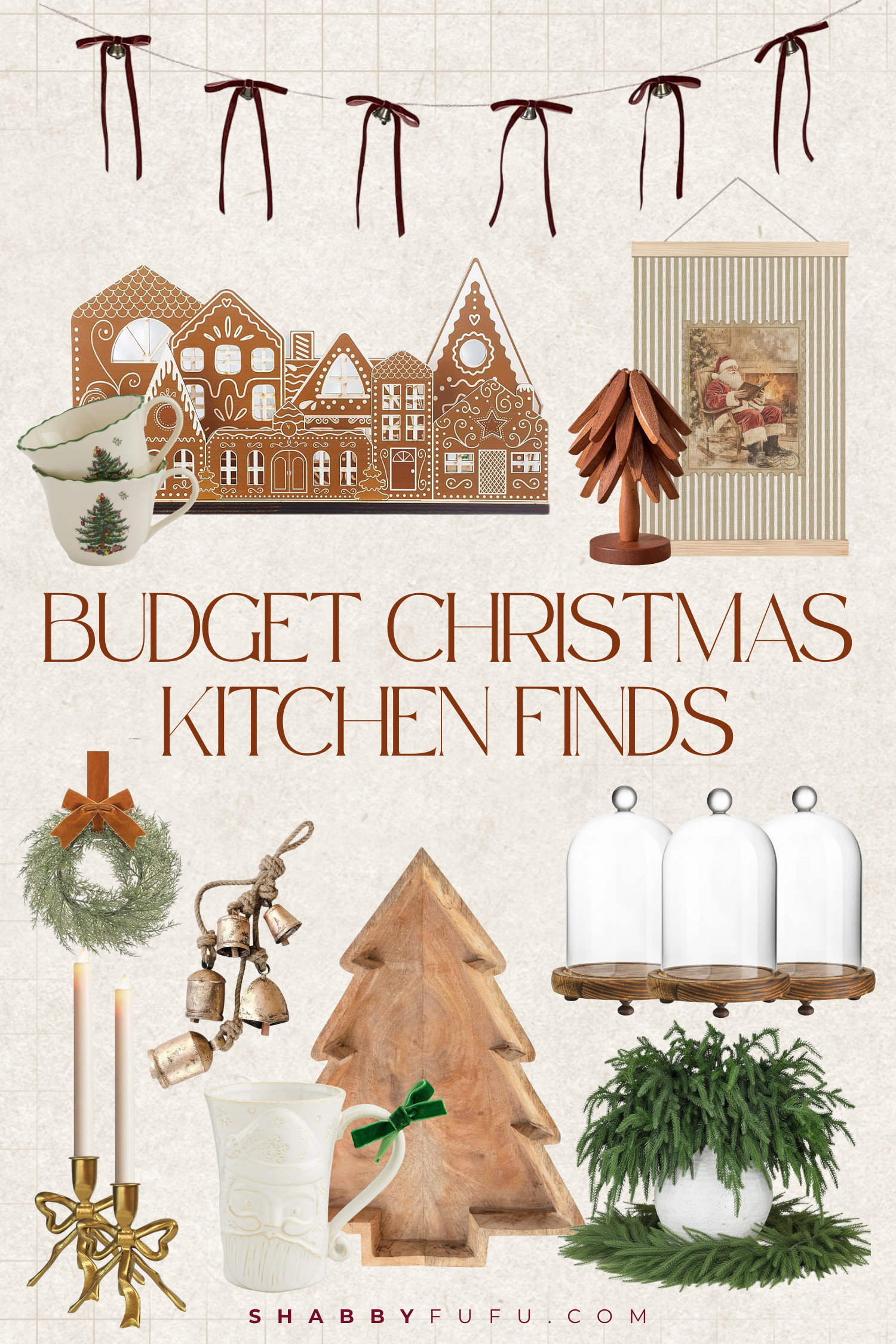 Cozy, simple Christmas kitchen finds 🤍 Easy pieces you can mix in with what you already have. 

 

#LTKHoliday #LTKHome #LTKFindsUnder50