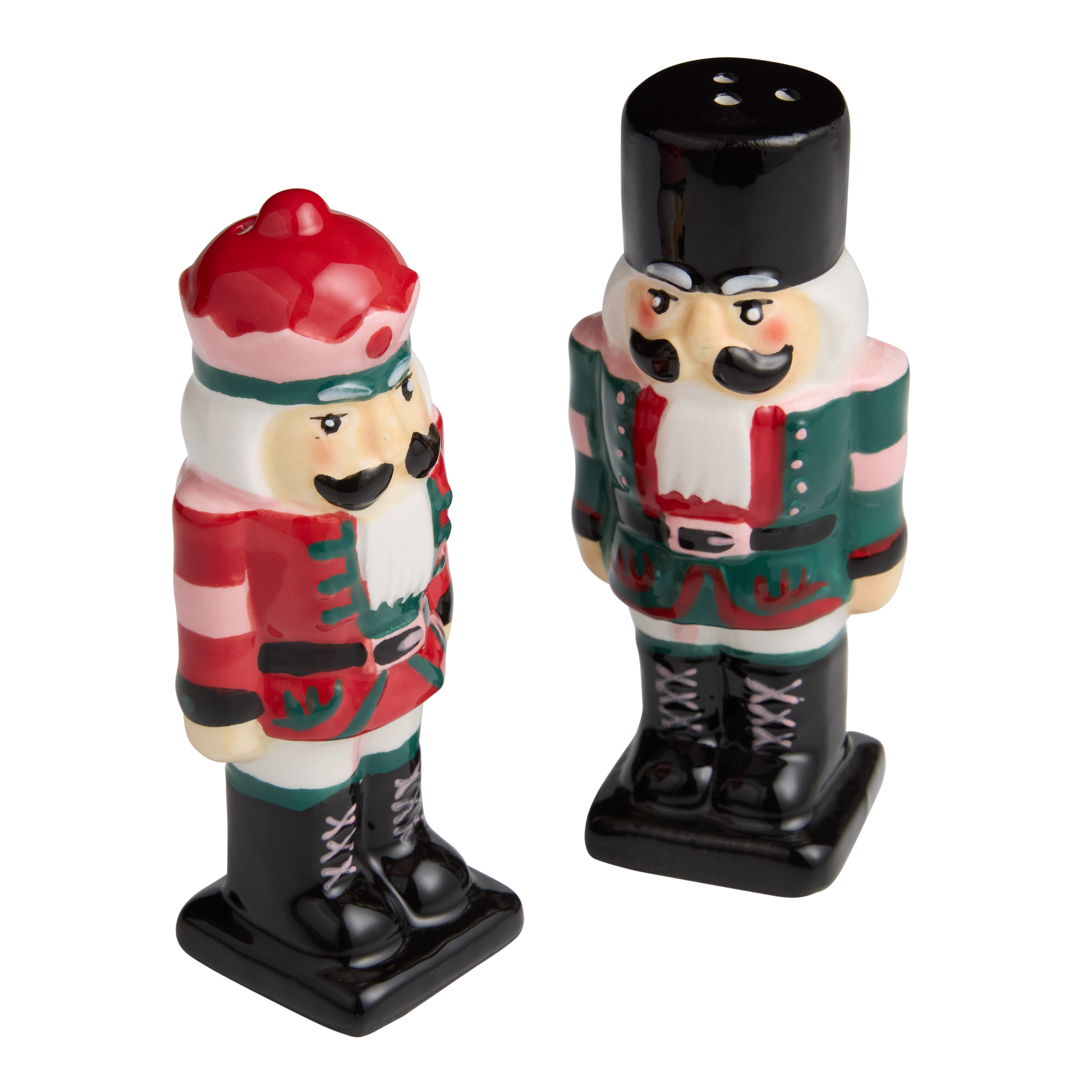 All the Trimmings Nutcracker Salt and Pepper Shaker Set | World Market