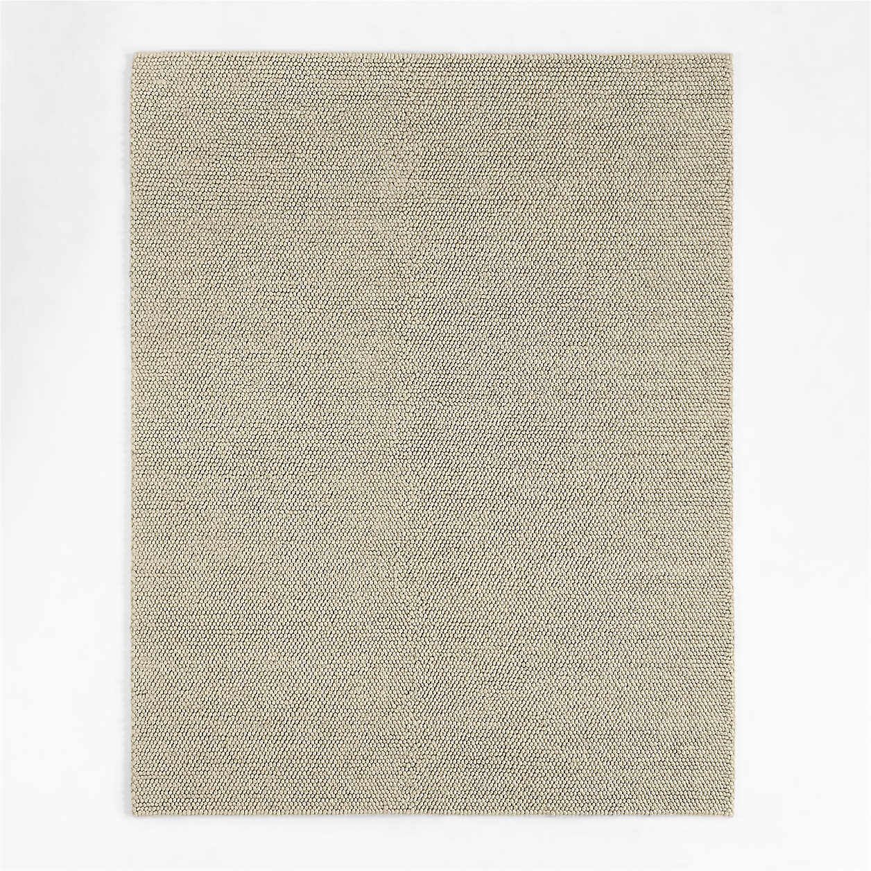 Orly Wool Blend Handwoven Light Tan Area Rug 9'x12' + Reviews | Crate & Barrel | Crate & Barrel