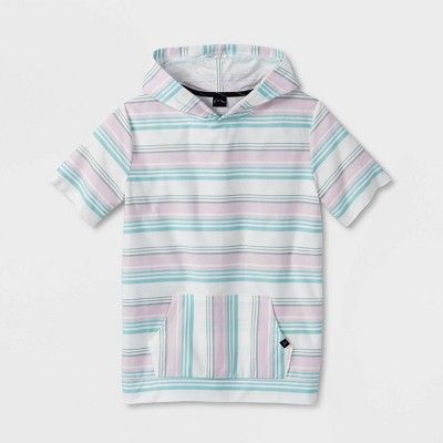 Boys' Striped French Terry Hoodie Sweatshirt - art class™ | Target