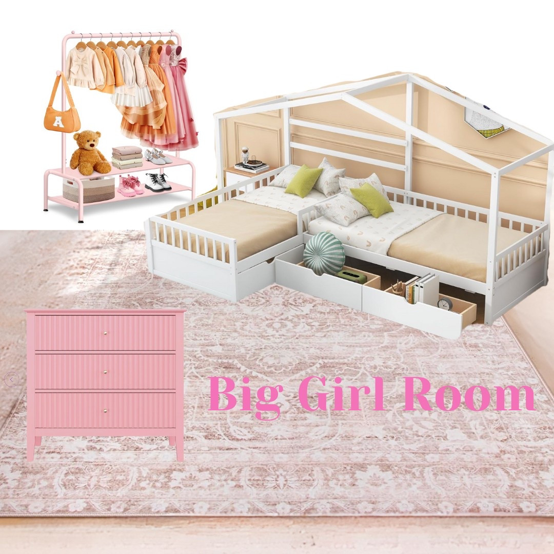The girlies are getting a big girl room 🥹💖

#LTKHome #LTKKids #LTKFamily