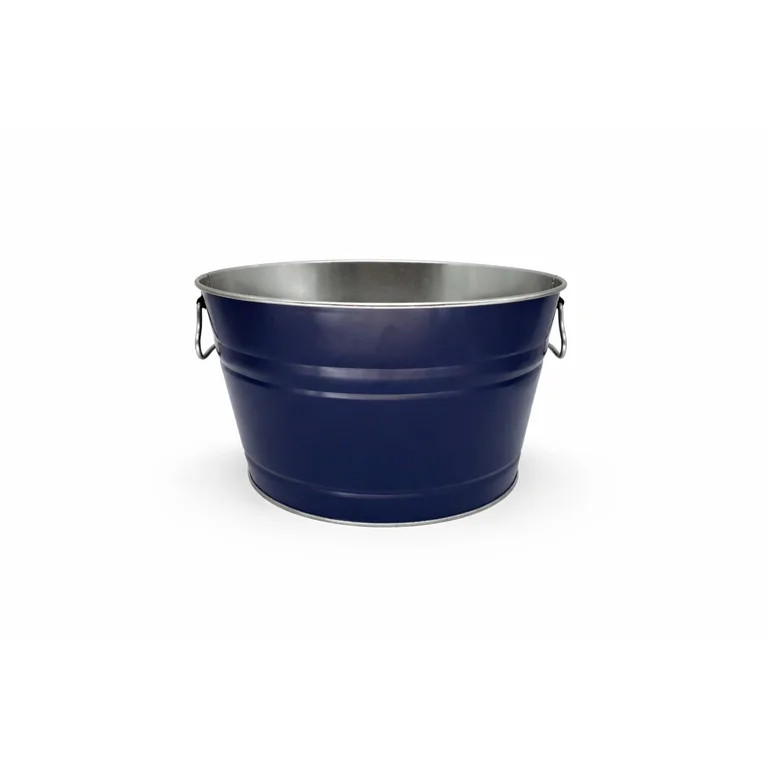 Large Blue Party Tub, Metal, 14.5 Inch, by Behrens | Walmart (US)