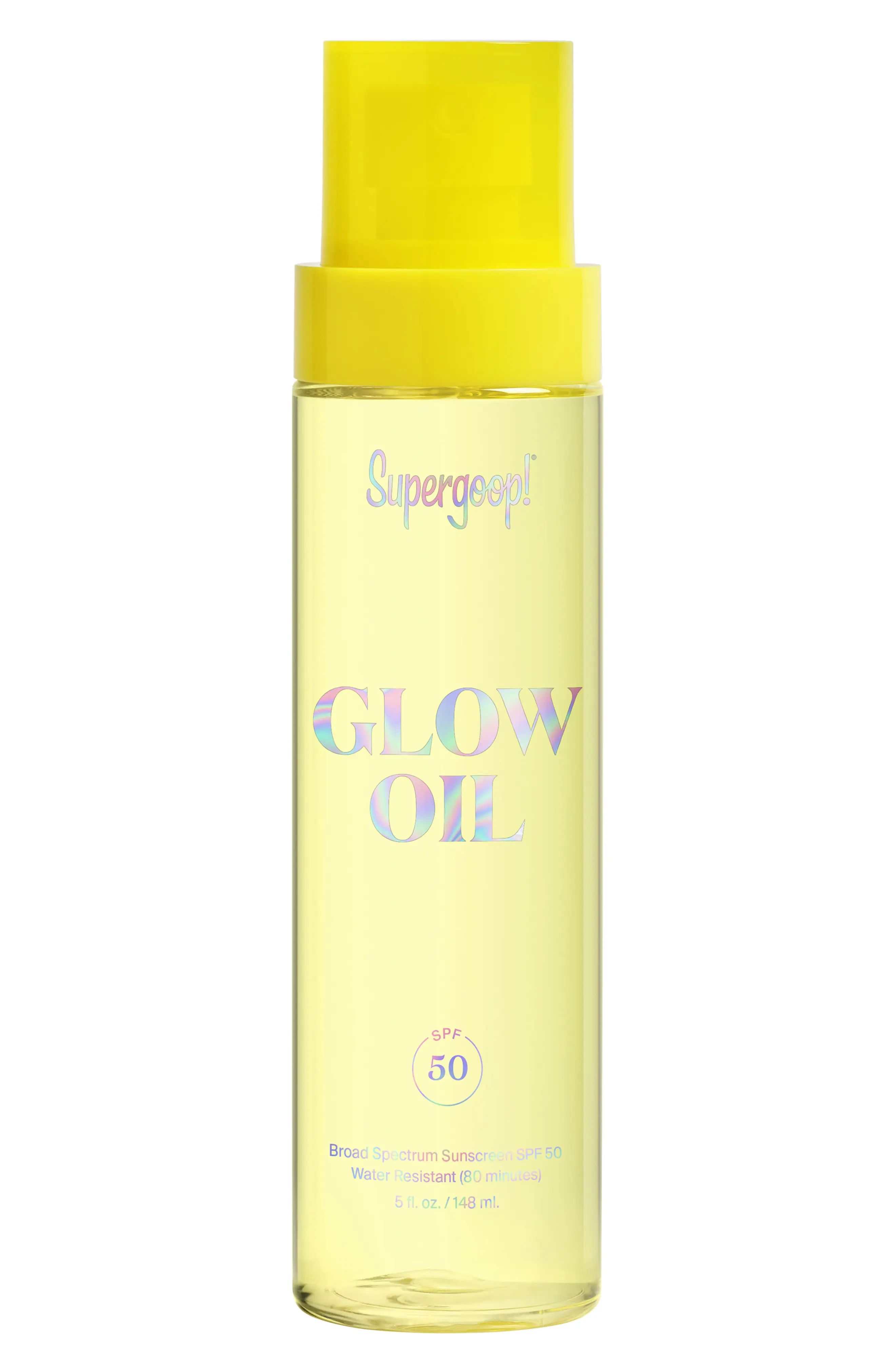 Supergoop!(R) Supergoop! Glow Oil Body Oil SPF 50 Sunscreen at Nordstrom, Size 5 Oz | Nordstrom