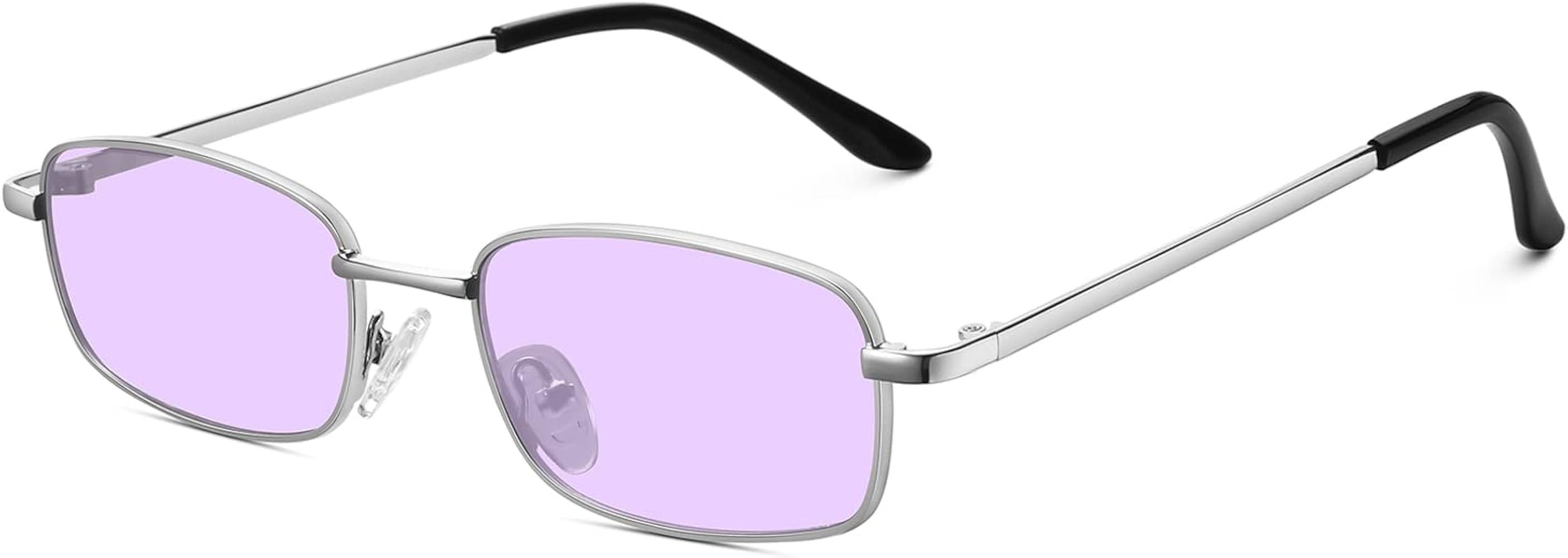 Rectangle Sunglasses for Women 90s Retro Small Narrow Square Frame UV400 Protection | Amazon (US)